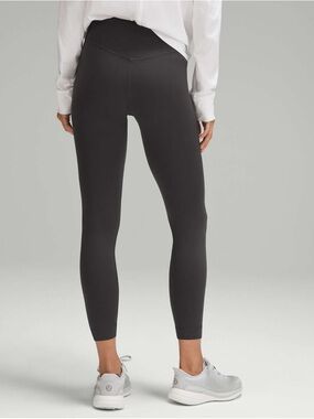 Lululemon Wunder Under SmoothCover High-Rise Tight 25" in Graphite Grey Sz 6